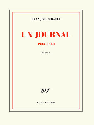 cover image of Un journal (1933-1940)